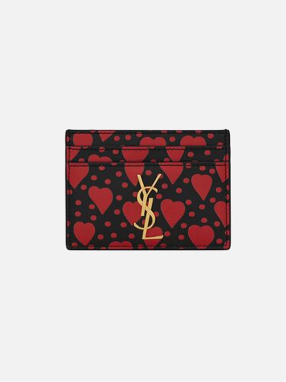 Saint Laurent YSL Heart Bifold Wallet Card Holder